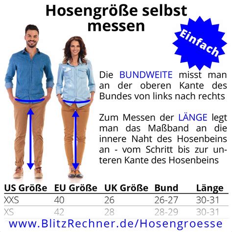 wie groß ist 52 hosen